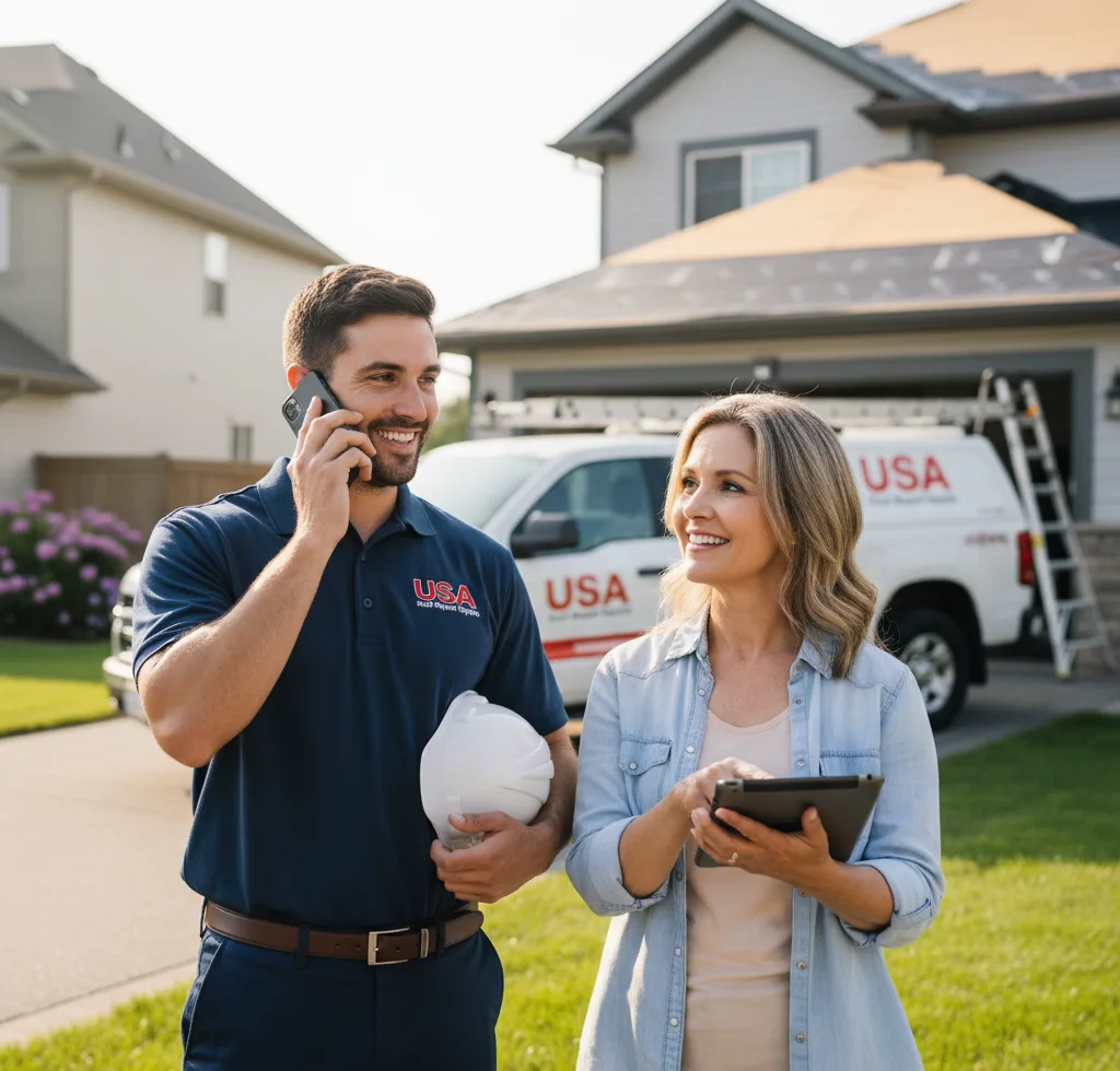 USA Roof Repair Experts customer support in Waldo